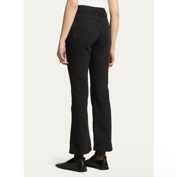 NWT Toteme Cropped Kick Denim in Faded Black Size 28/34 - Picture 3 of 6